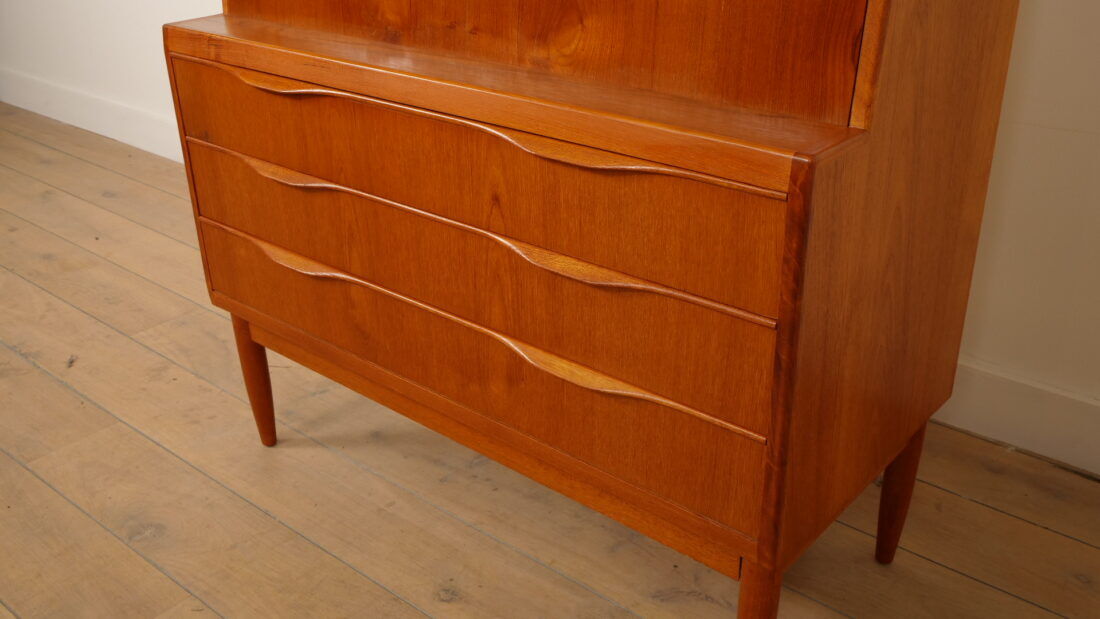 Vintage writing desk | Erling Torvits | Teak | 104 cm