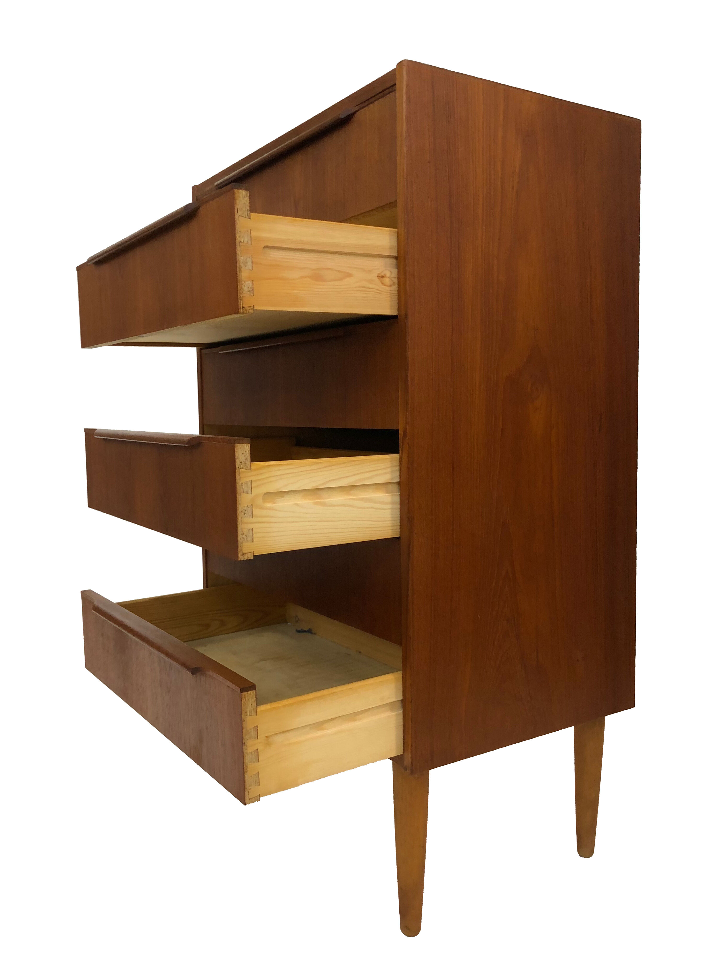 Convenient dresser vintage danish design teak