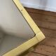 Vintage square brass and smoked glass coffee table