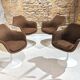 Set of 4 armchairs "Tulip" made by Eero Saarinen for Knoll