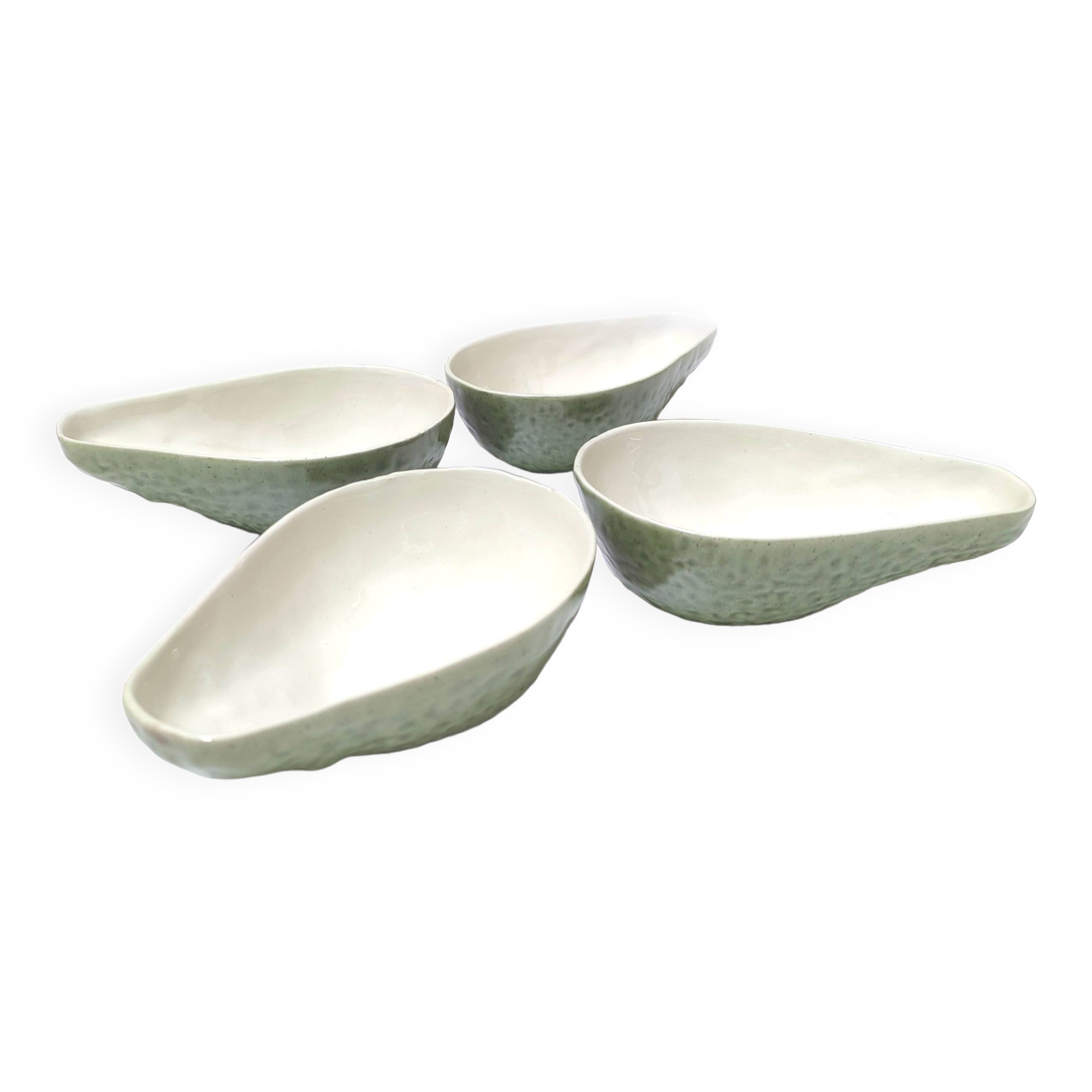 6 coupelles à avocat California DESHOULIERES