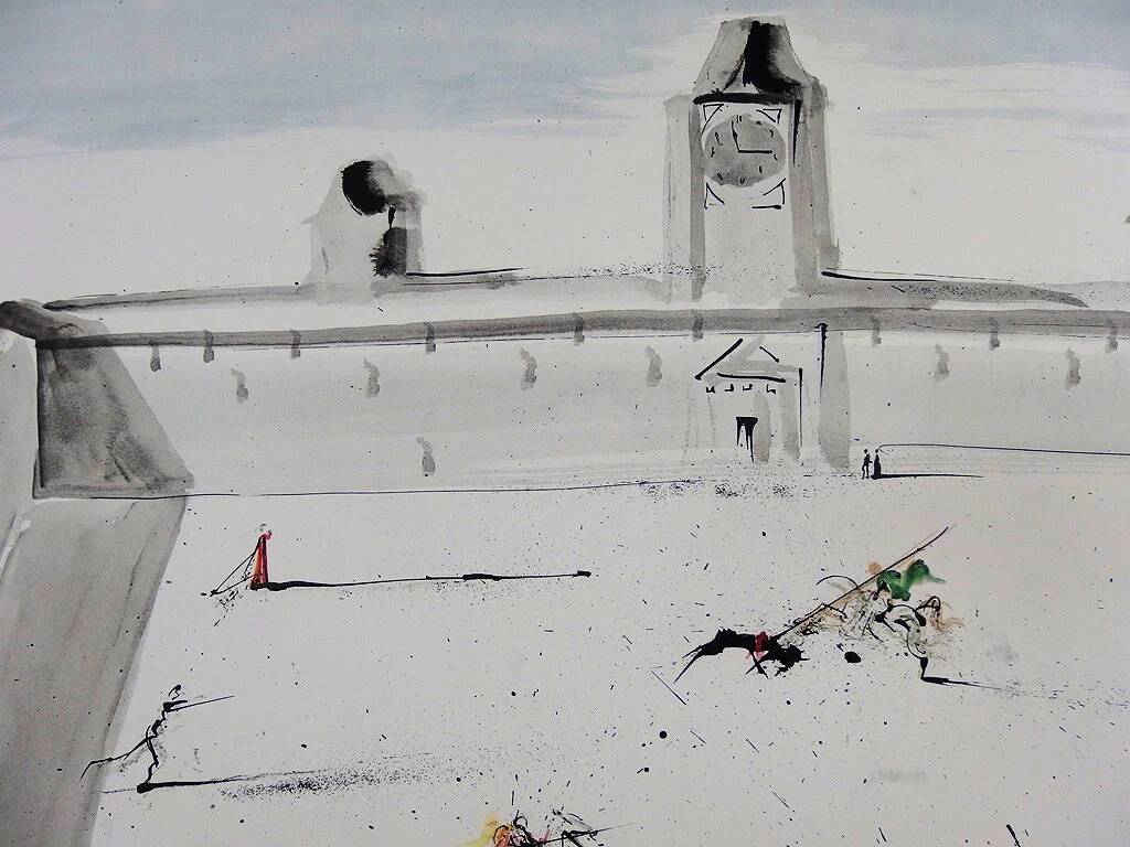 Salvador Dali: Temptation in Spain - Signed lithograph