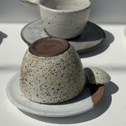 Service de petite vaisselle modulable en céramique indonésienne (6 éléments + coupelles)