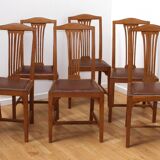 Set of 6 Chippendale Dining Chairs