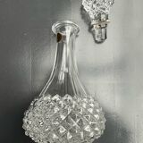 Cristal d'Arques carafe, Longchamps model, 1980s