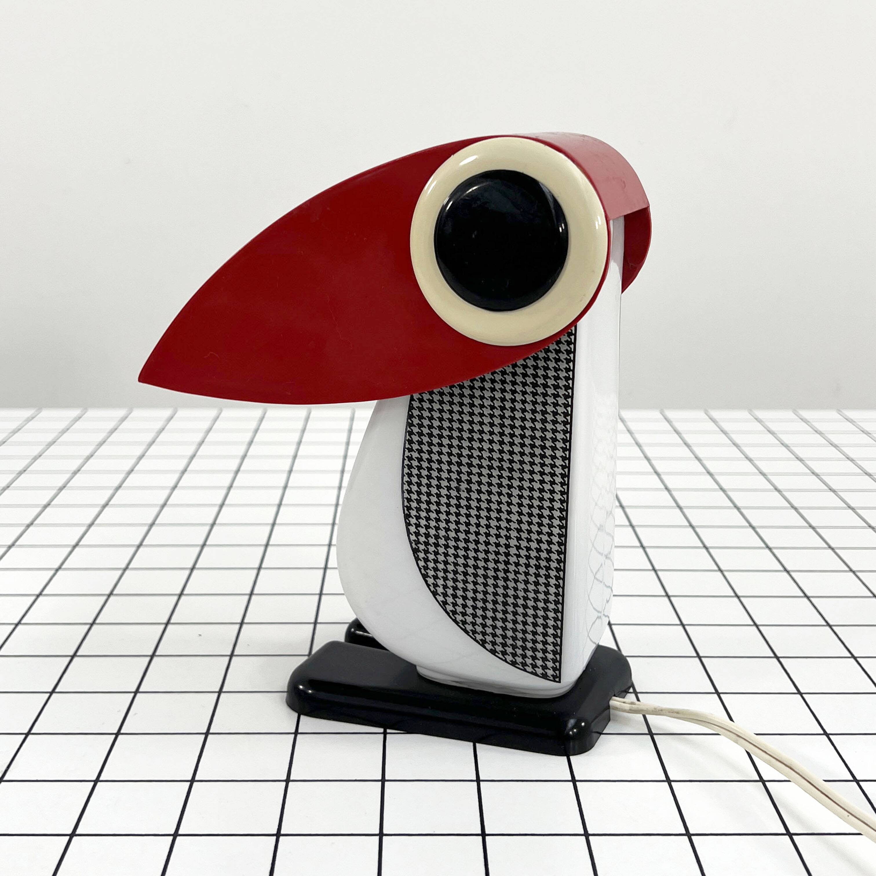 Lampe de table Penguin par Fernando Cassetta pour Tacman, 1970