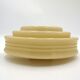 Yellow glass lampshade