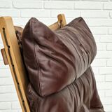 1970’s, Norwegian design, "Siesta" lounge chair by Ingmar Relling, leather, bentwood.