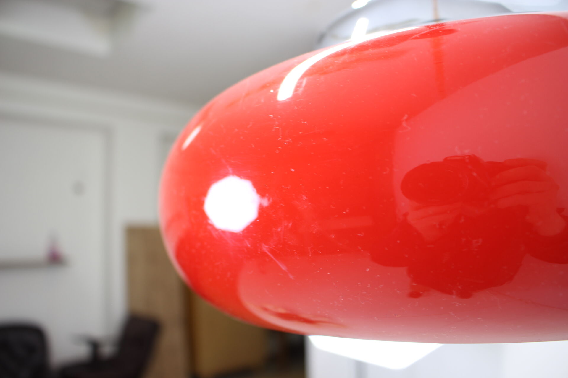 Midcentury Pendant Meblo Designed by Harvey Guzzini, Italy, 1970s