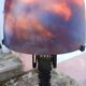 Art Deco Mushroom Lamp Obus glass paste Muller, wrought iron