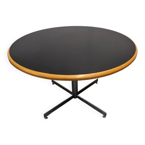 Table ronde de salle à manger dlg Warren Platner, Italie vers 1970