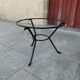 20th century wrought iron coffee table