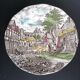 6 Wedgwood old English village dinner plates
