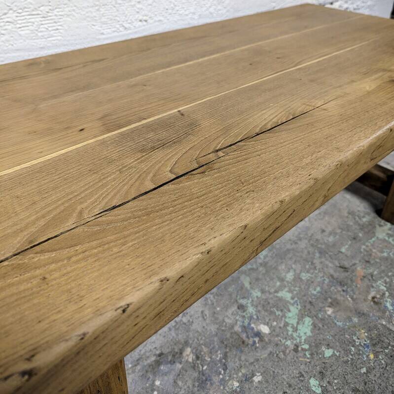 Solid oak coffee table