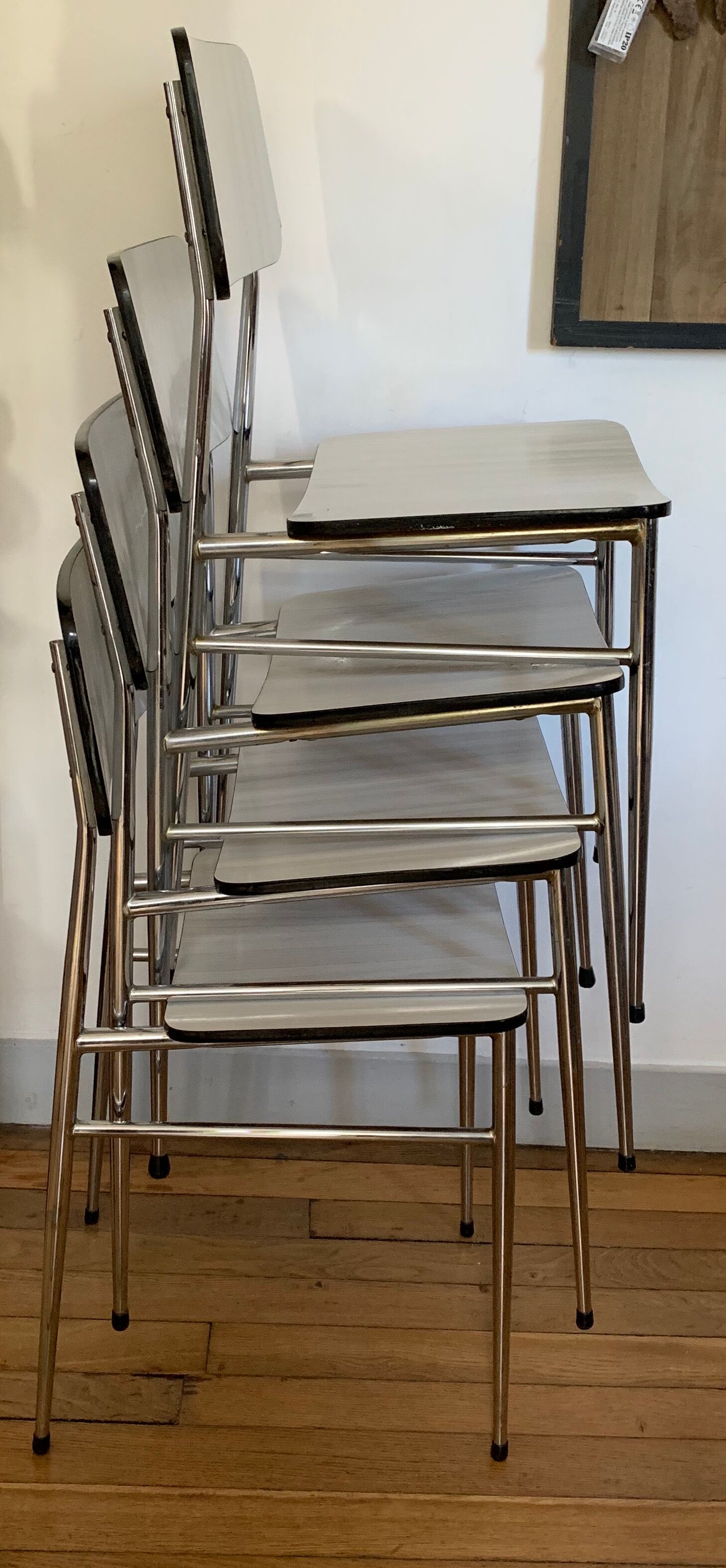 Series of formica chairs