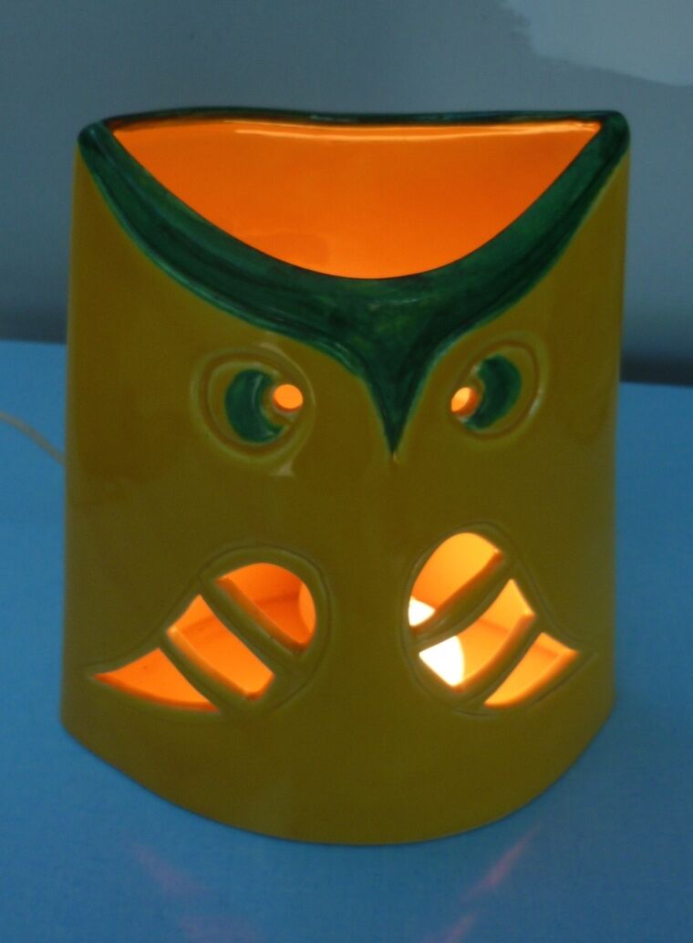 Nice lamp photophore Les Grottes Dieulefit, 1970