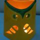 Nice lamp photophore Les Grottes Dieulefit, 1970