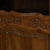 Walnut Display Cabinet, Louis XV Style – Late 19th Century