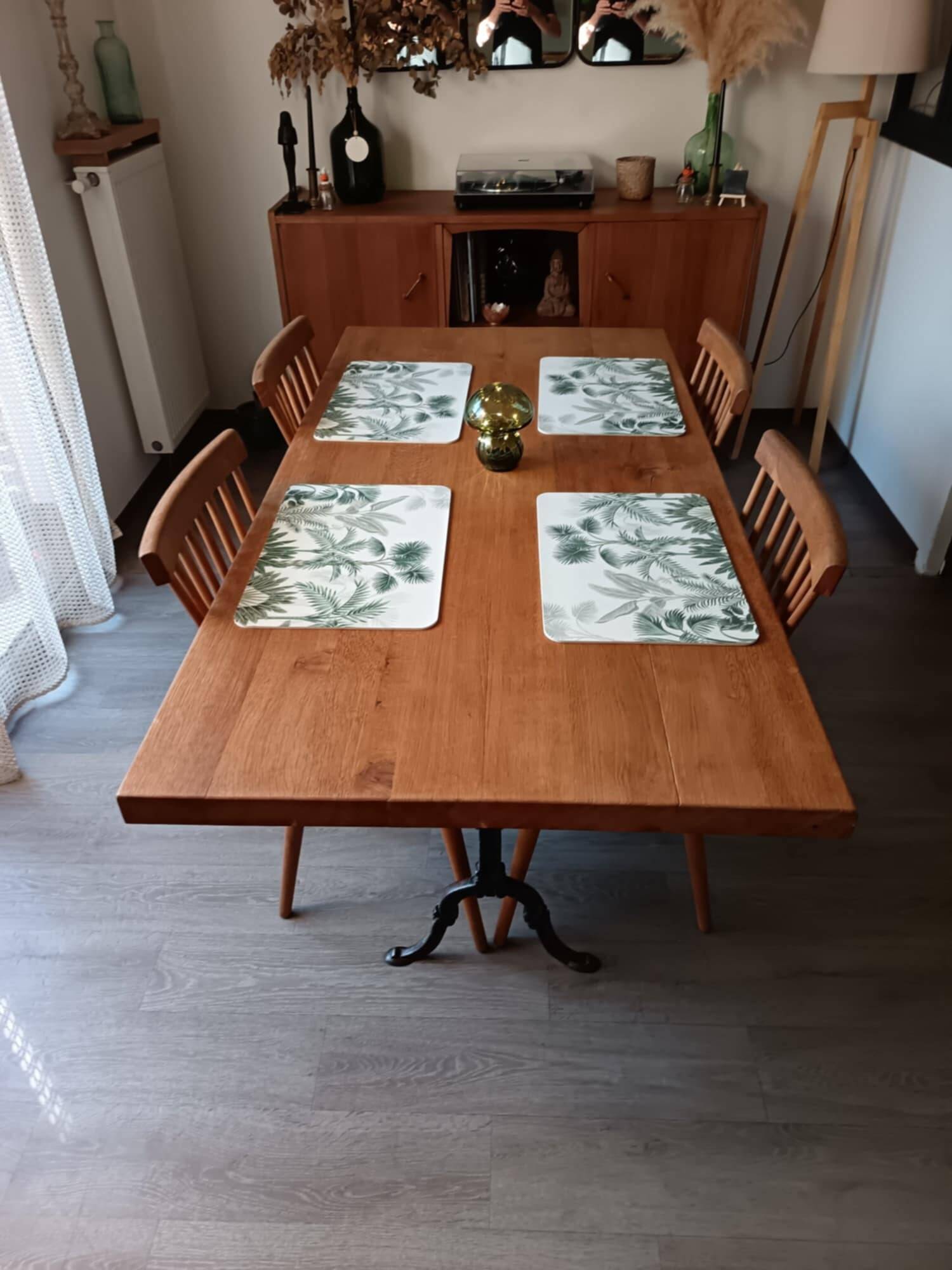 Oak bistro table