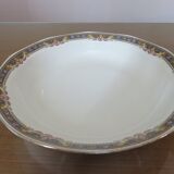 Hollow dish " jean boyer " limoges porcelain, floral pattern 20 years