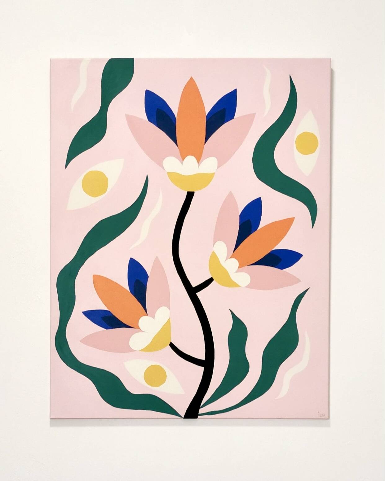 Acrylic painting on canvas - "It's growing!"