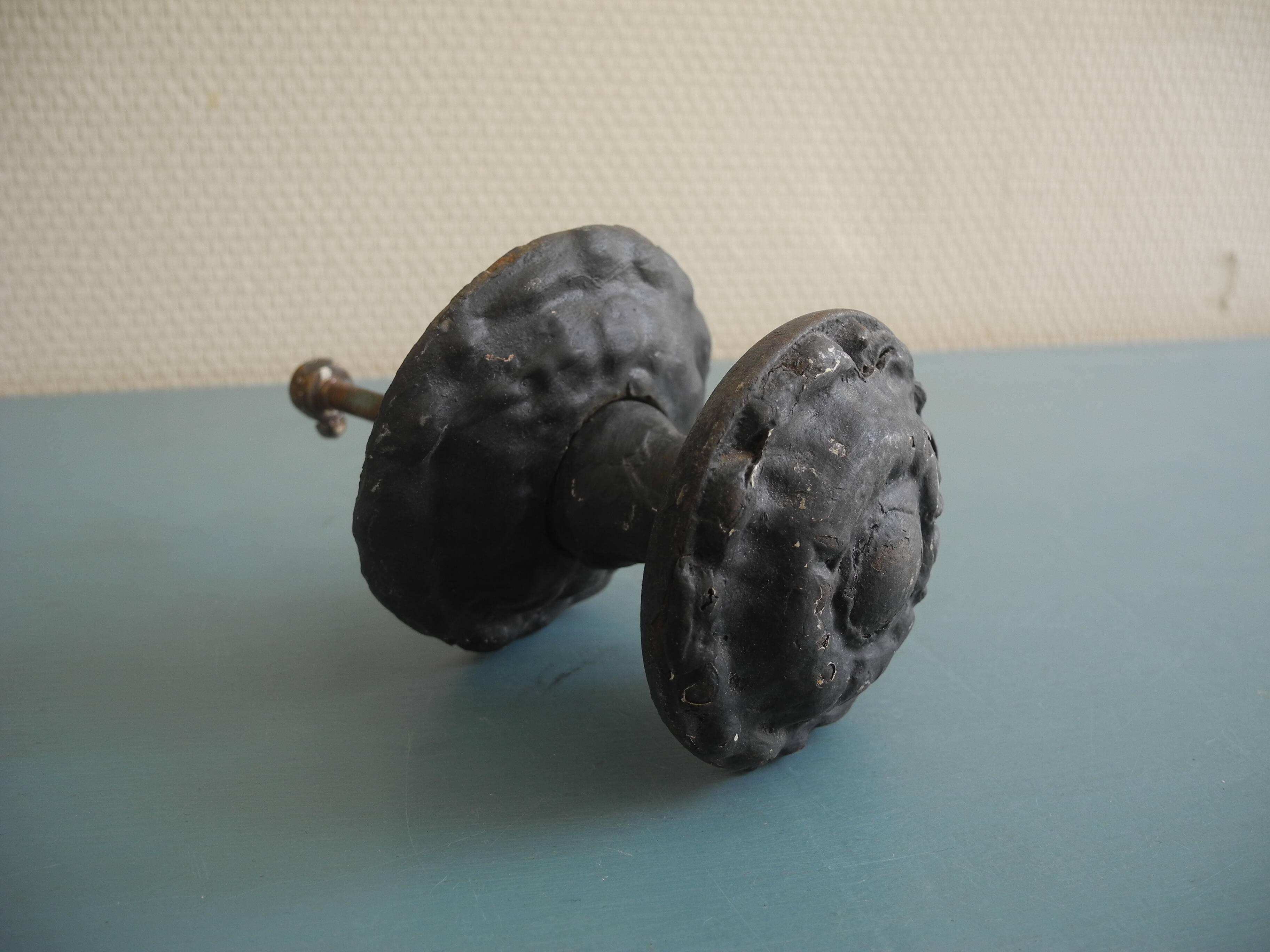 antique cast iron door handle