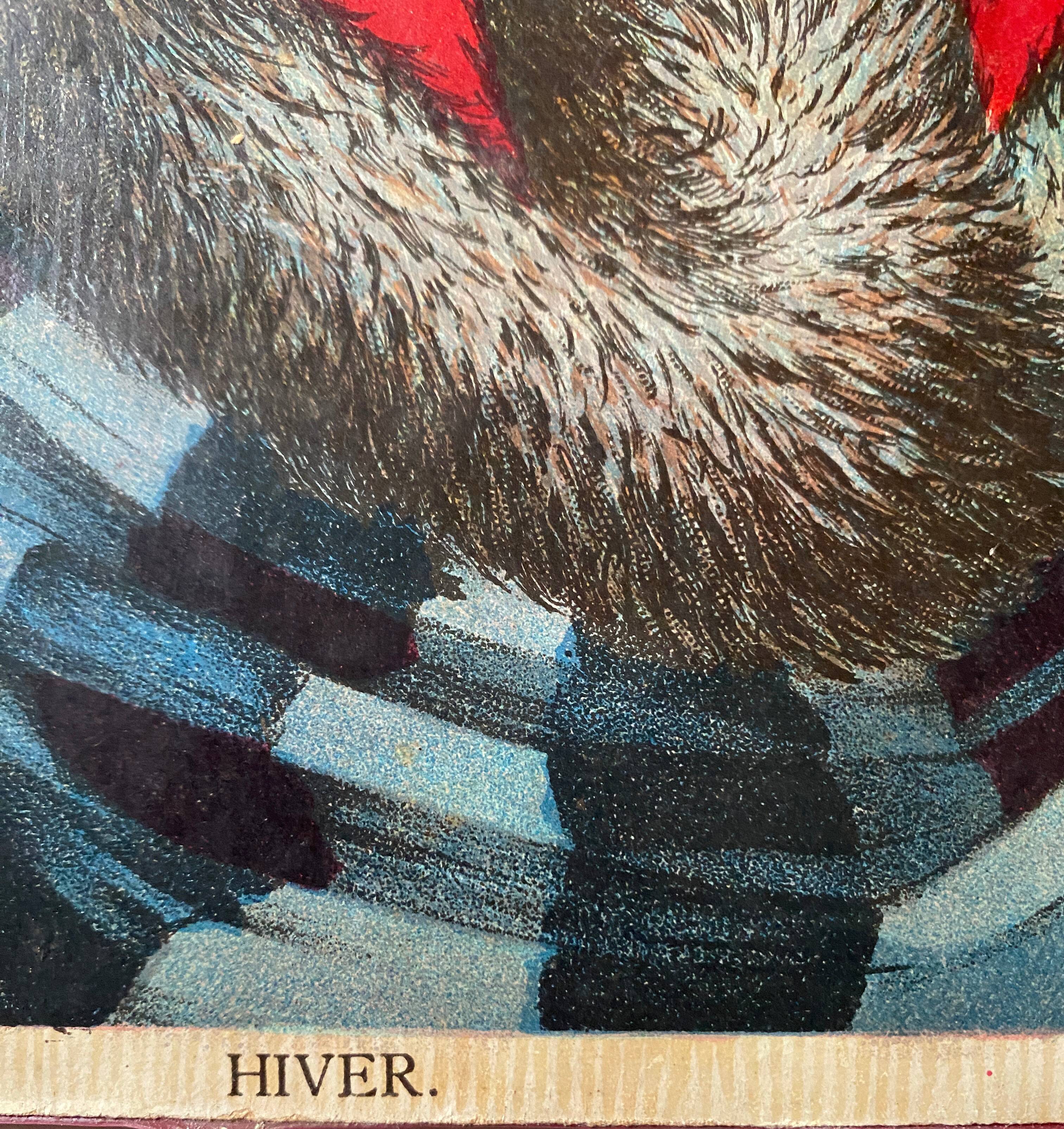 Paintings pendant of chromolithographs 1900