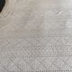 White cotton bedspread, crochet bedspread