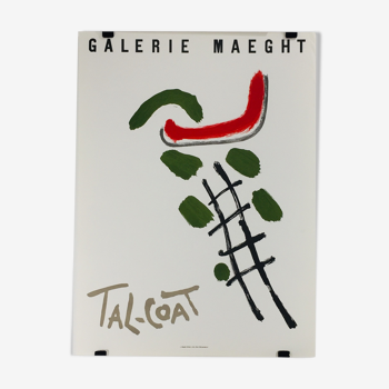 Poster TAL-COAT, MAEGHT Gallery.