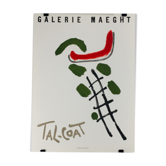 Poster TAL-COAT, MAEGHT Gallery.