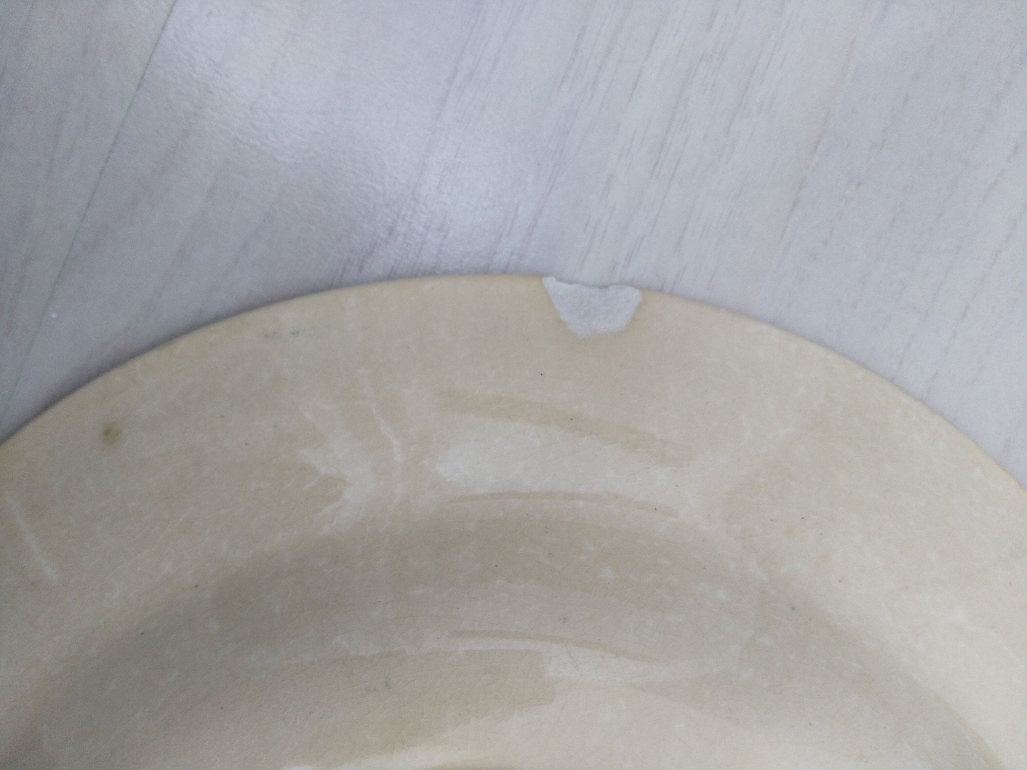 Lot of 4 hollow plates in opaque porcelain from Gien Iron Land model "Florentin" green