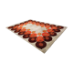 Tapis pop art vintage années 70 Space age pure laine