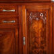 Art Deco period buffet in carved walnut