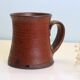 Handmade mug, French manufacture of Taizé, vintage pottery,
