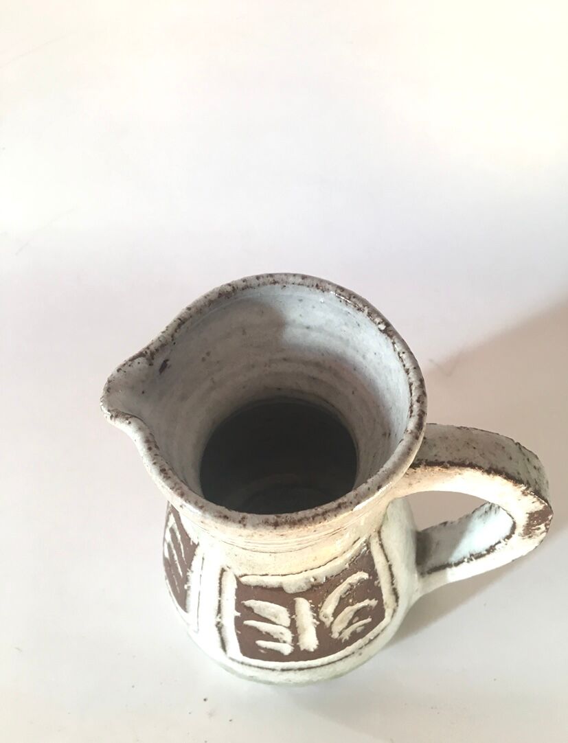 Provencal ceramic pitcher, 70s