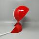 Lampe de table Dalù rouge originale des années 1960 par Vico Magistretti pour Artemide (PAS UNE RÉPLIQUE)