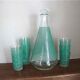 Carafe service and 8 glasses