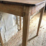 Small renovated wooden table