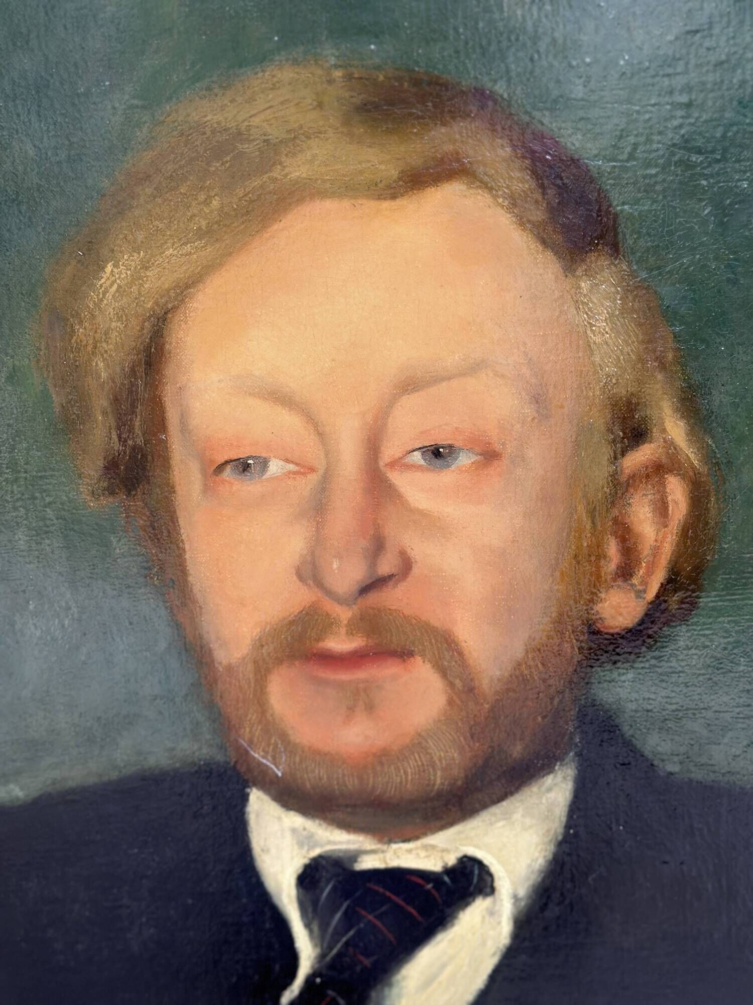Oil portrait of the writer Fernand Fleuret 92x73cm