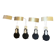 4 wall sconces "Maestro" – Lucien Gau – Design Lotus Goyon & B.A.