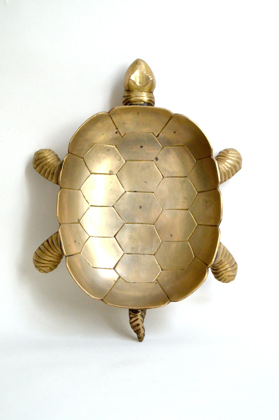 Brass turtle pocket tray