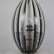 Slatted plexiglass wall light