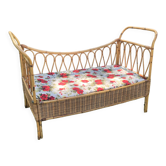 Banquette rotin ou lit d’appoint enfant