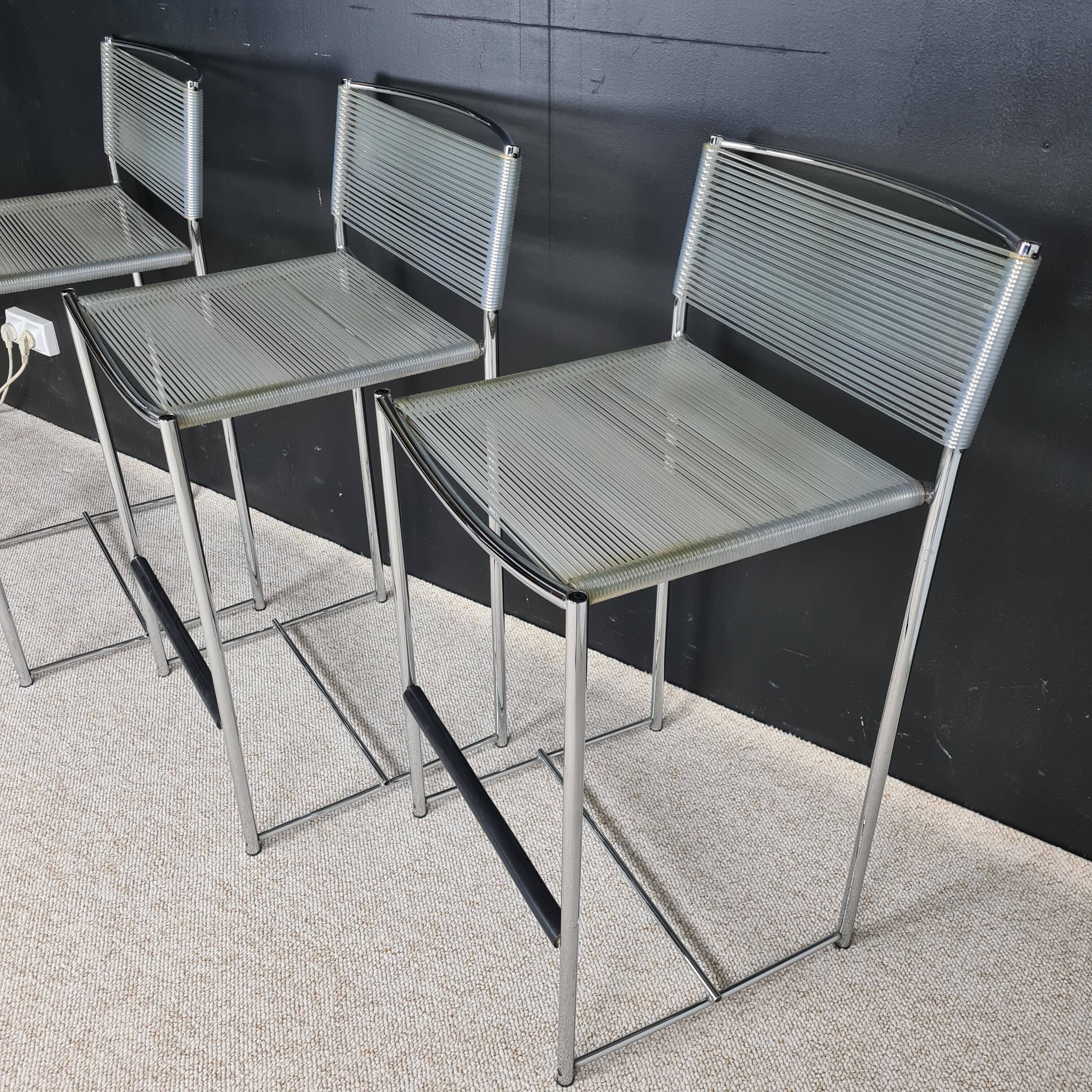 Chaises de bar "spaghetti " Giadomenico Belotti