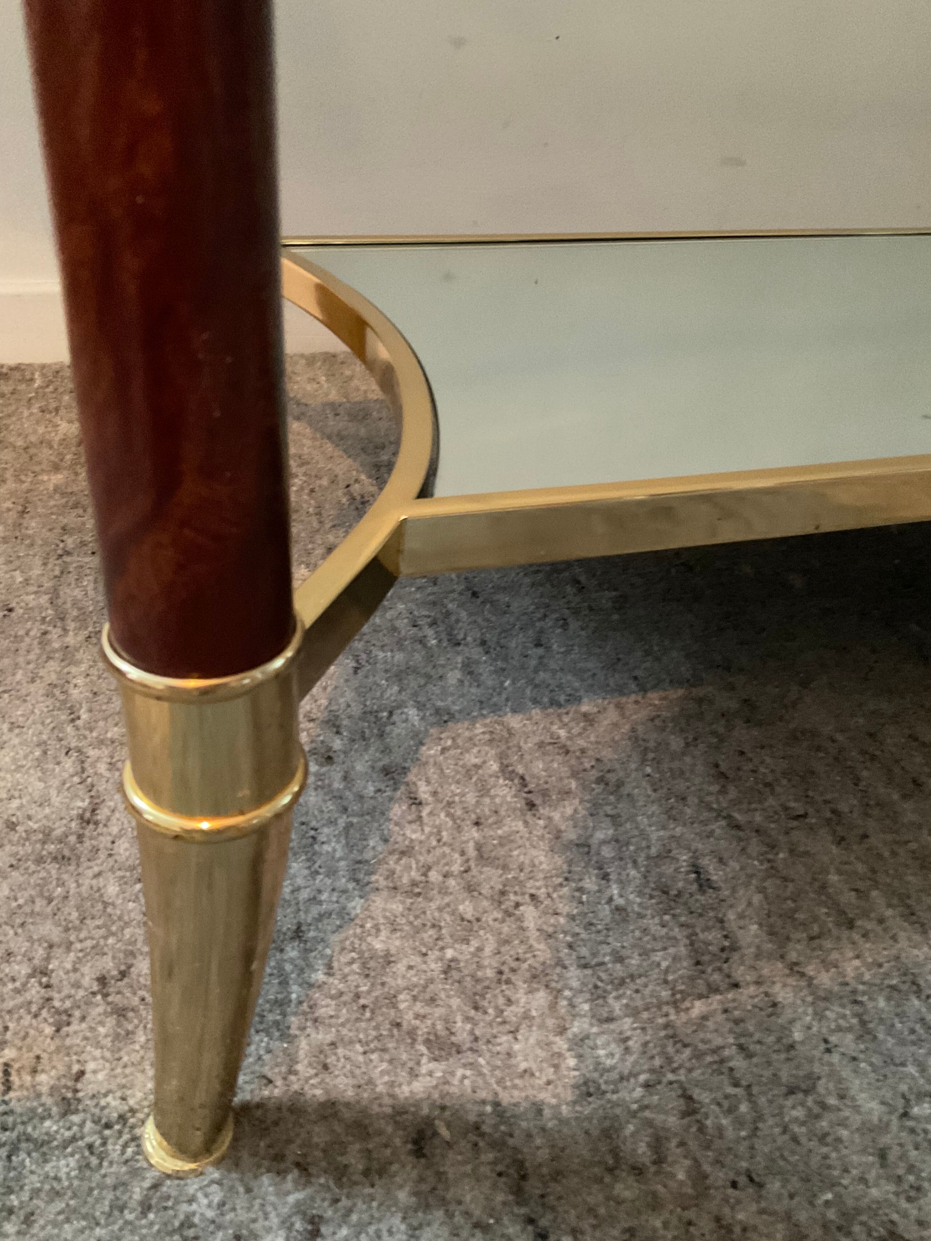 Italian coffee table Hollywood Regency style of the 70s