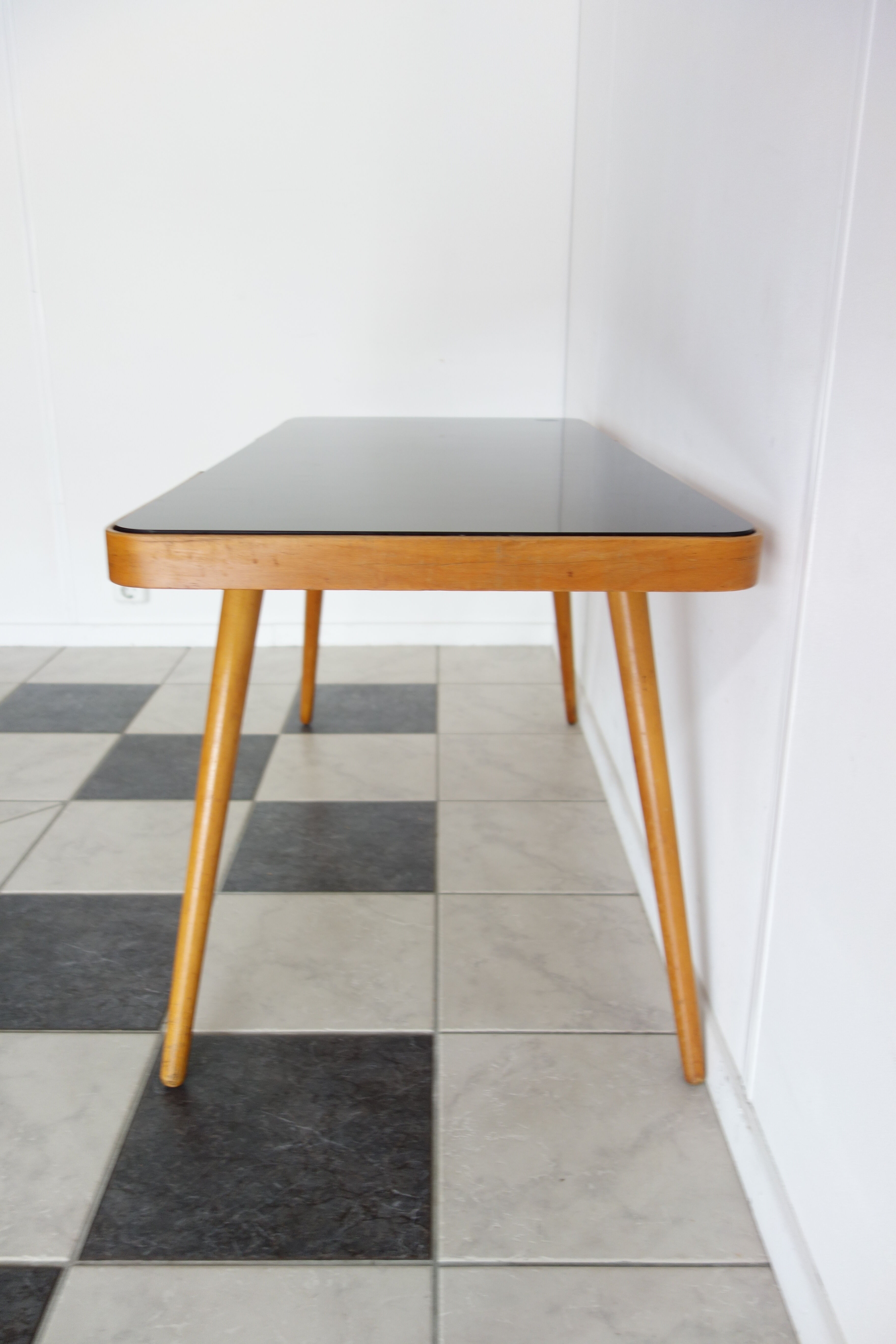 Jiri Jiroutek table in glass, 1960s