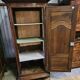 Louis XIII bonnetière wardrobe in solid walnut – 18th century period