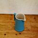Vintage blue ceramic pitcher