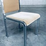 Italian Hollywood Regency Style Modernist Dining Chairs, 1970s, Set of 6