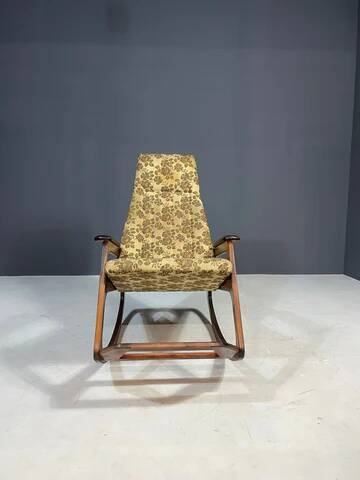Rocking chair, Dřevotvar, 1970s, Czechoslovakia